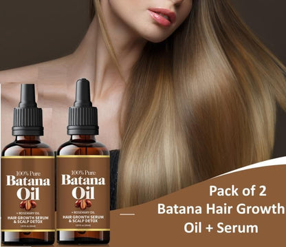 RootRevive – Batana Growth Oil & Serum Duo - Pack of 2