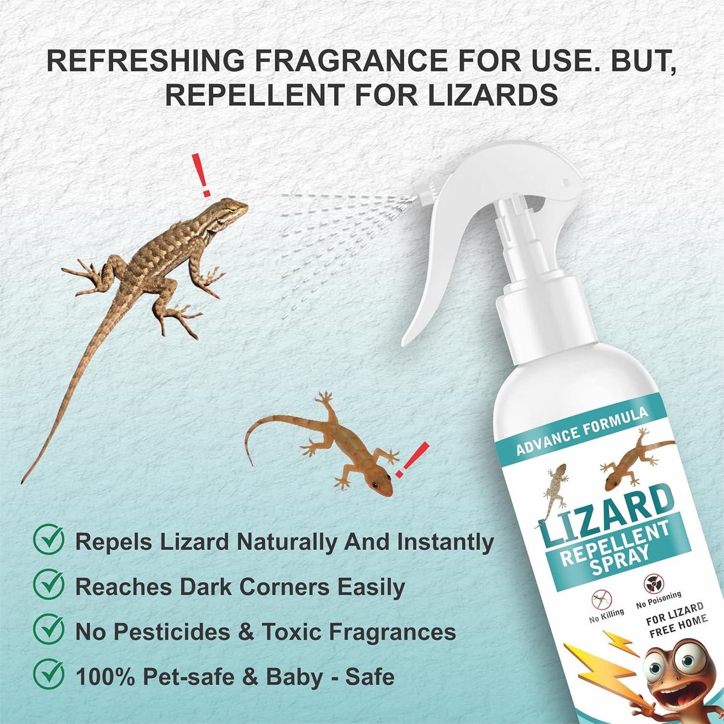 ShieldHome – Natural Cedarwood Lizard & Pest Repellent Spray -  Pack of 2
