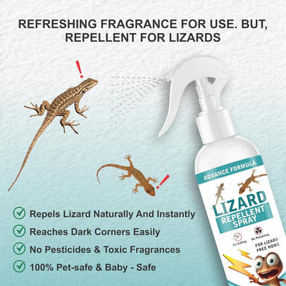 ShieldHome – Natural Cedarwood Lizard & Pest Repellent Spray -  Pack of 2