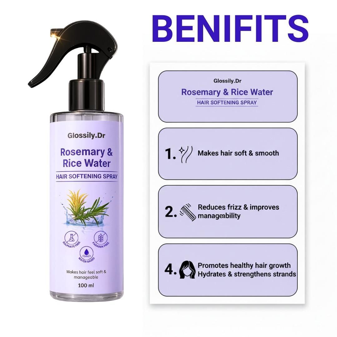 HairLux Botanics – Rosemary & Rice Water Hair Elixir Set - Pack of 3