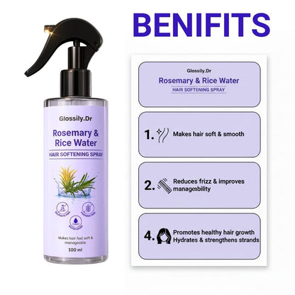 HairLux Botanics – Rosemary & Rice Water Hair Elixir Set - Pack of 3
