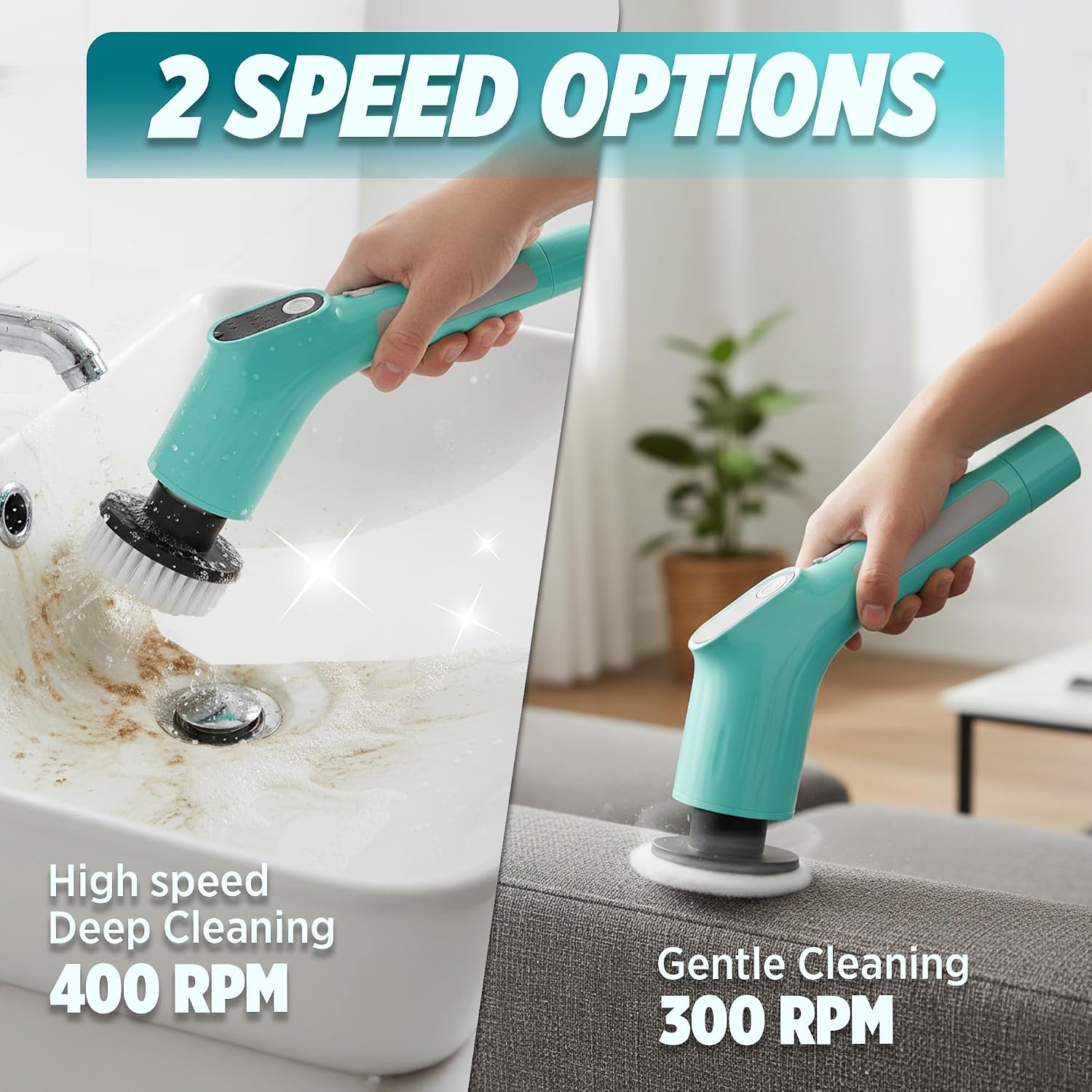 8-in-1 Effortless Power Cleaning System