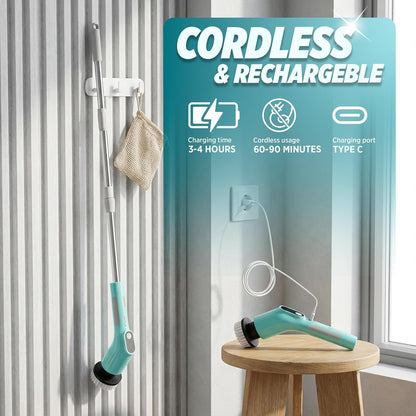 8-in-1 Effortless Power Cleaning System
