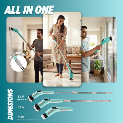 8-in-1 Effortless Power Cleaning System
